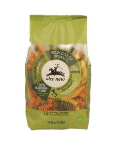 Organic Tricolor Fusilli Pasta with Tomato & Spinach 12 X  Pouch 