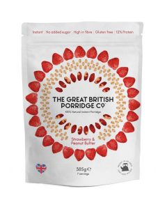 Strawberry & Peanut Butter Porridge Gluten free 4 X  Pouch 