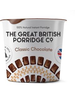 Classic Chocolate Porridge - Gluten Free 8 X  Plastic Cup 