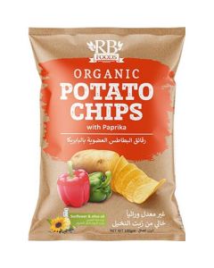 Organic Potato Chips with Paprika 10 X  Pouch 