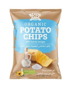 Organic Potato Chips With Salt & Vinegar 10 X  Pouch 