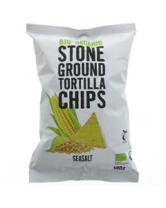 Organic Stone Ground Tortilla Chips Sea Salt   