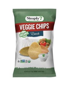 Organic Ranch Veggie Chips 12 X  Pouch 