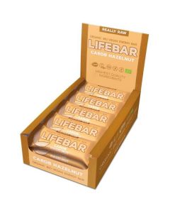 Raw Organic Carob & Hazelnut Energy Bar 15 X  Pouch 