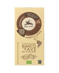 Organic Gluten Free White Chocolate with Nibs 24 X  Piece 