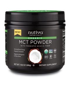 Organic Gluten Free MCT Coconut Powder Unflavoured 6 X  Plastic Jar 