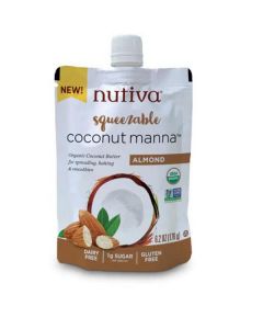 Organic Gluten Free Coconut Manna with Almond 6 X  Pouch 