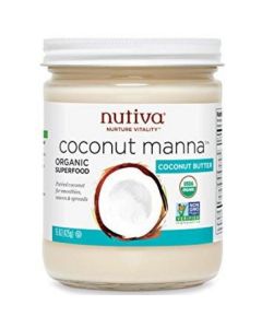 Organic Coconut Manna Butter 6 X  Glass Jar 