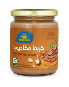 Organic Macadamia Cream 6 X  Glass Jar 