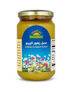 Organic Spring Flower Honey 6 X  Glass Jar 