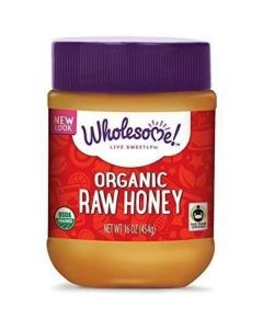 Organic Raw Honey 6 X  Glass Jar 