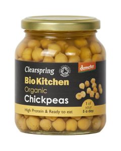 Organic Chickpeas 6 X  Glass Jar 