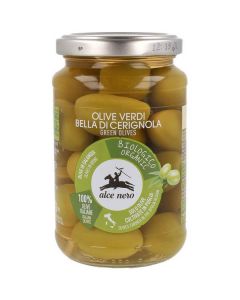 Organic Verdi Green Olives 12 X  Glass Jar 