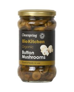 Organic Button Mushroom 6 X  Glass Jar 