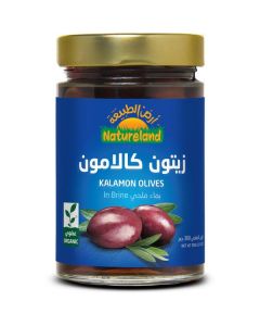 Organic Kalamon Olives In Brine 6 X  Glass Jar 