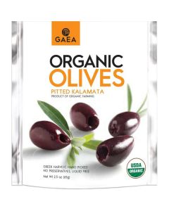 Organic Pitted Kalamata Olives 8 X  Pouch 