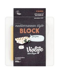 Dairy Free Cheese Mediterranean Style Block 8 X  Pouch 