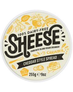 Sheese 100% Dairy Free Cheddar Style Spread 6 X  Pouch 