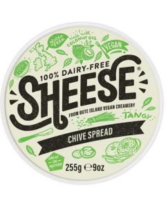 Sheese 100% Dairy Free Chive Spread Vegan Cheese 6 X  Pouch 