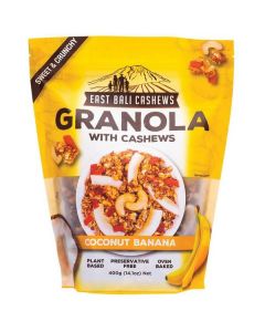 Granola with Cashews Coconut Banana 12 X  Pouch 