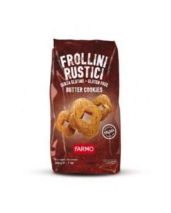 Frollini Rustici - Butter Cookies Gluten Free 10 X  Pouch 