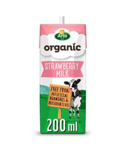 Organic Strawberry Milk 12 X  Tetrapack 