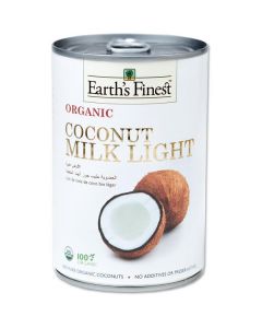 Organic Coconut Milk Light 12 X  Metal Can 