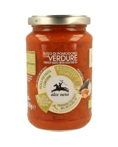 Organic Tomato Sauce with Vegetables 12 X  Glass Jar 