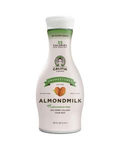 Pure Almond Milk - Unsweetened 6 X  Plastic Bottle 