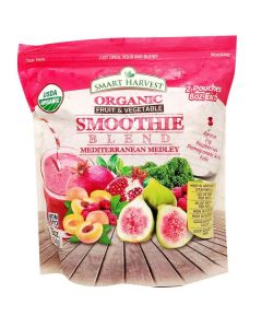 Organic Frozen Mediterranean Medley Fruit Blend Smoothie 10 X  Pouch 