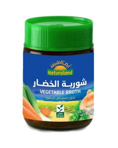 Organic Vegetable Broth Without Yeast 6 X  Glass Jar 