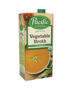 Organic Vegetable Broth Low Sodium 12 X  Tetrapack 