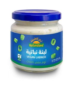 Organic Vegan Labneh - Chives 6 X  Glass Jar 