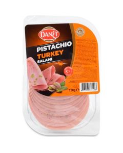 Salami Pistachio Turkey Sliced   