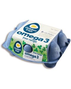 Free Range Omega 3 Eggs - 6 Large/Medium 6 X  Piece 