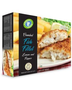 Frozen Crumbed Fish Fillet with Lemon & Pepper   