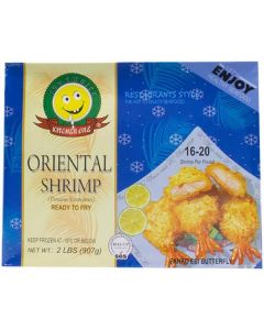 Frozen Oriental Breaded Butterfly- Shrimp 16/20   