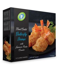 Frozen Panko Crumbs Butterfly Shrimps   