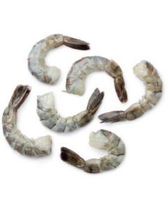 Frozen Peeled Deveined Black Tiger Shrimp Tail on 8/12 - UAE   