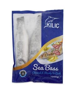 Frozen Gutted Seabass Fish 400-600 gm 2 X  Piece 