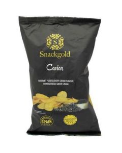 Gourmet Caviar Potato Chips 27 X  Pouch 