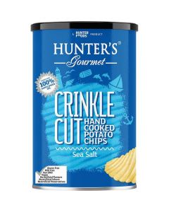 Hand Cooked Crinkle Chips ? Sea Salt 12 X  Plastic Jar 