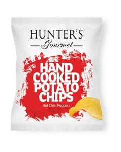 Hot Chilli Peppers Potato Chips - Hand Cooked 24 X  Pouch 