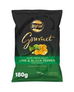 Lime & Black Pepper Kettle Potato Chips 20 X  Pouch 