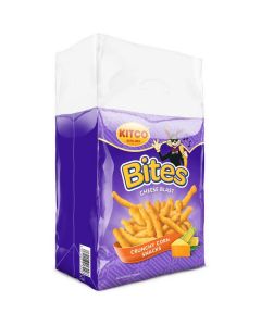 Crunchy Corn Snacks with Cheese Blast - Bites 80 X  Pouch 