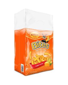 Cheddar Cheese Corn Puffs - Bites 80 X  Pouch 