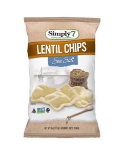 Sea Salt Lentil Chips 12 X  Pouch 