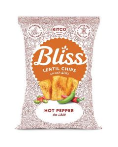 Bliss Lentil Chips with Hot Pepper 12 X  Pouch 