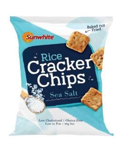 Rice Cracker Chips Sea Salt 5 X  Pouch 