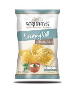 Hummus Chips with Creamy Dill 10 X  Pouch 